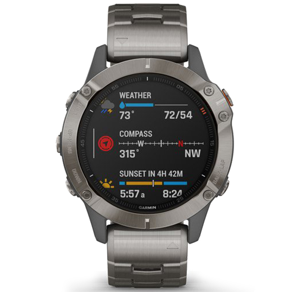 Garmin Fēnix 6 Pro and Sapphire editions Titanium / 010-02158-23