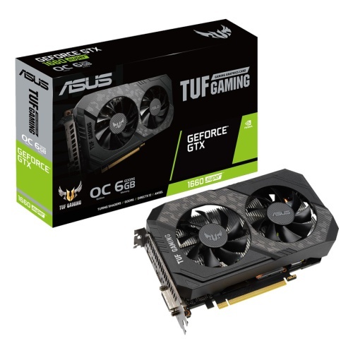 ASUS GeForce GTX 1660 SUPER 6GB GDDR6 192Bit TUF Gaming OC / TUF-GTX1660S-O6G-GAMING /