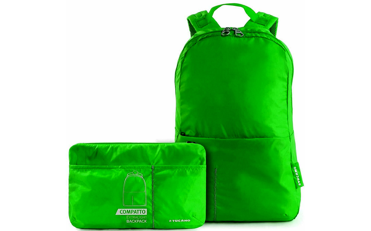 Tucano COMPATTO XL BACKPACK PACKABLE / BPCOBK / Acid Green