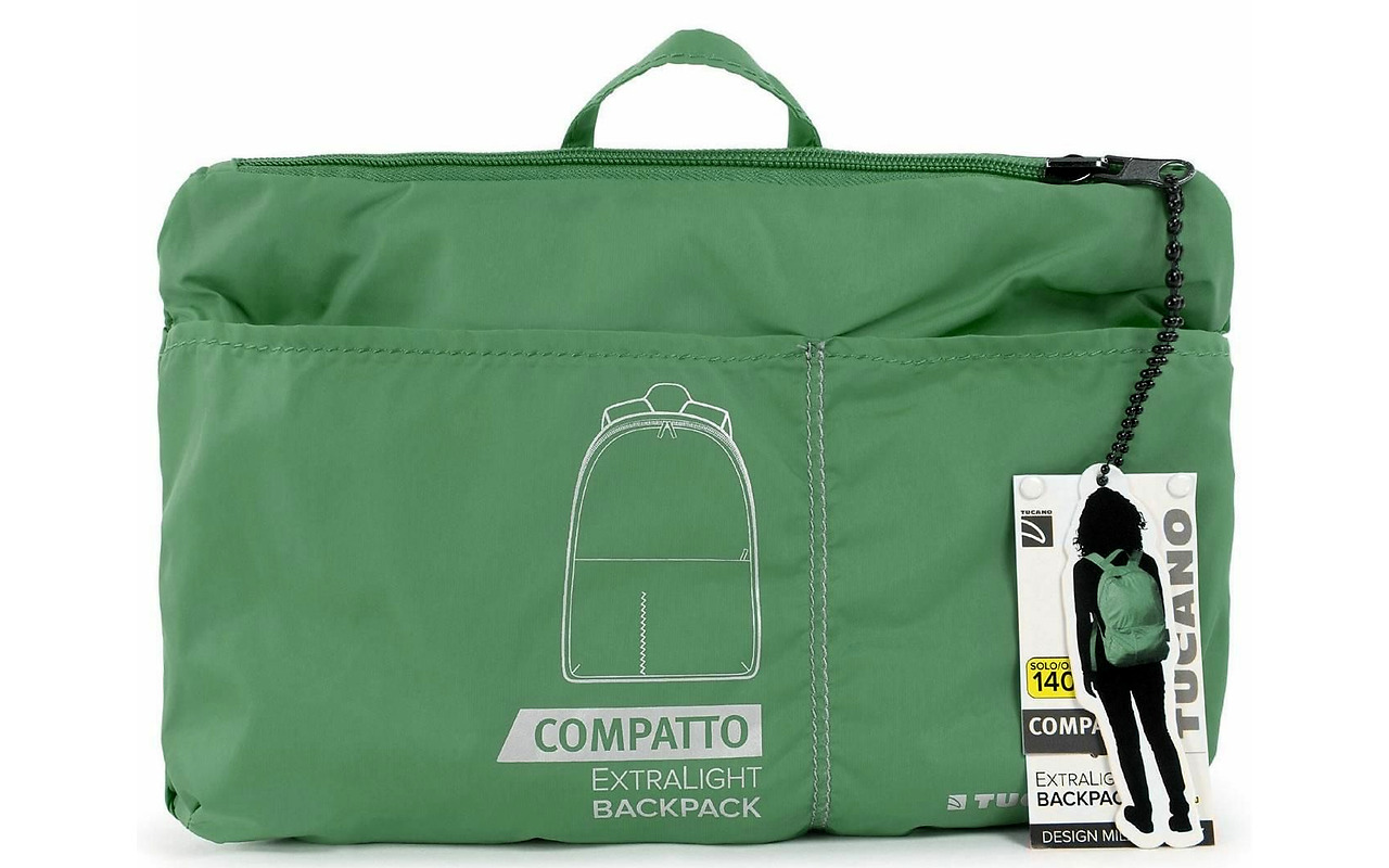 Tucano COMPATTO XL BACKPACK PACKABLE / BPCOBK / Green