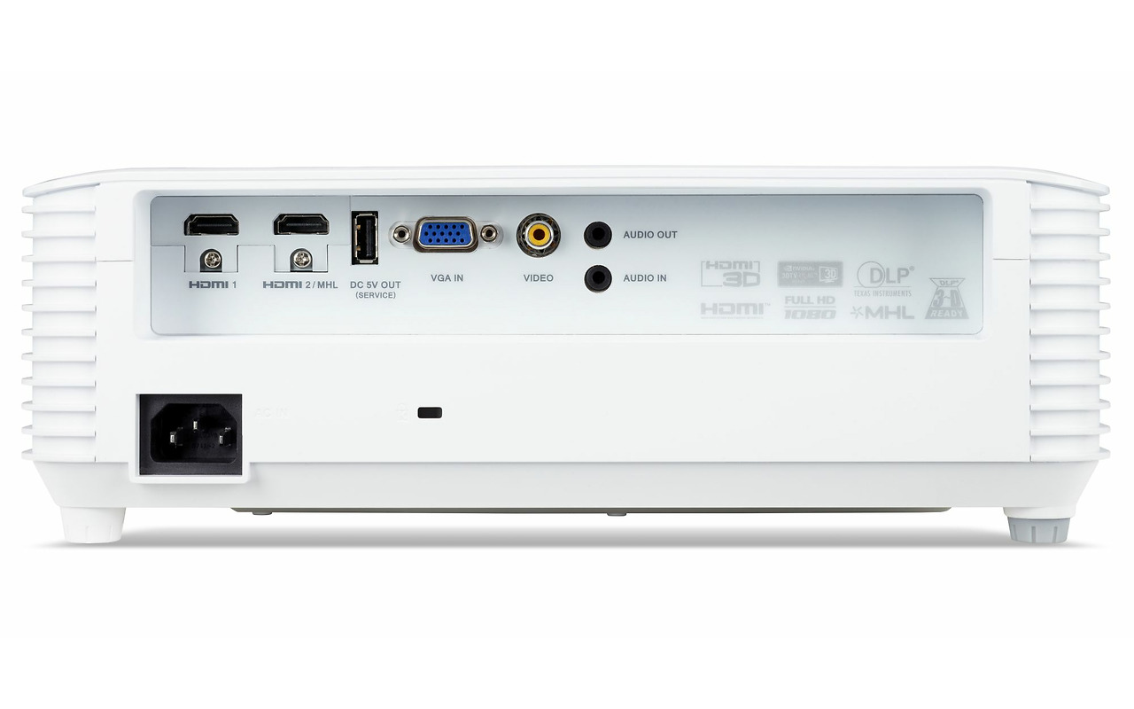 Acer H6522ABD / DLP 3D / 1920x1200 / 3500 Lm / MR.JRN11.00B / White