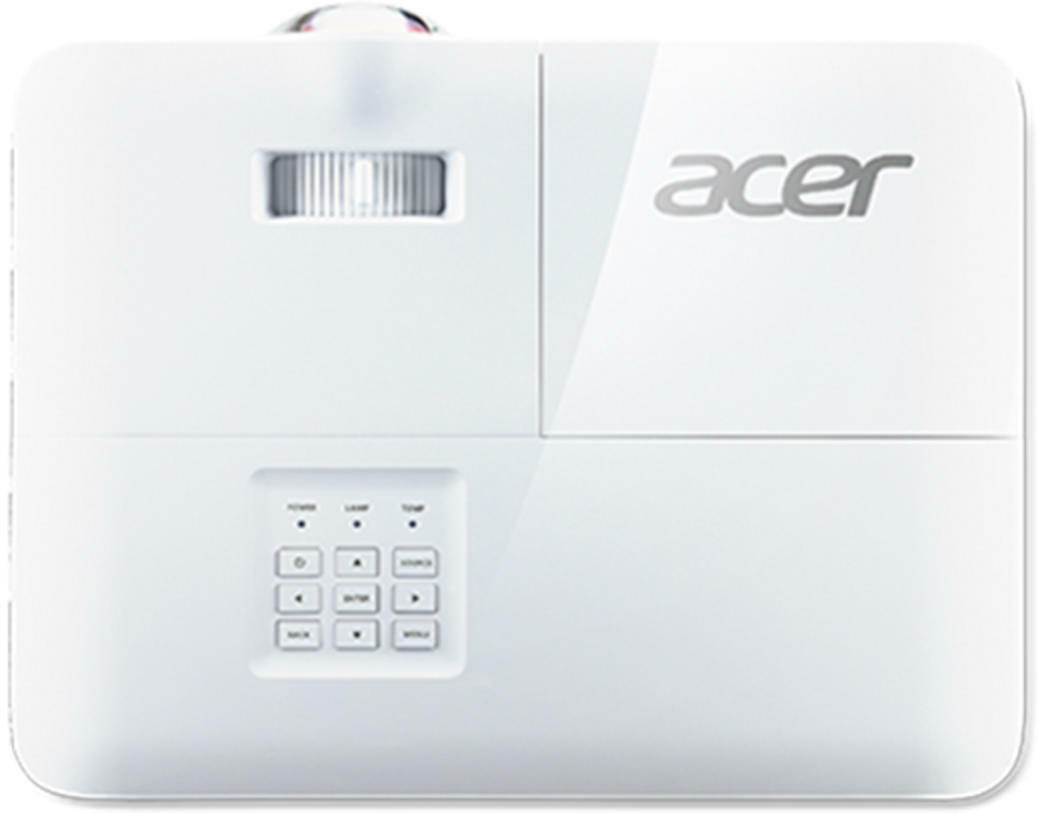 Acer S1386WH / DLP 3D / WXGA / Short Throw / 3600lm / MR.JQU11.001 / White