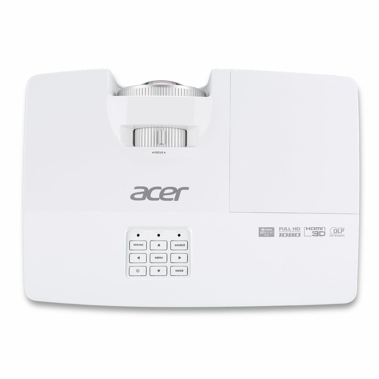 Acer H6517ST / DLP 3D / Short-Throw / FullHD / 3000 Lm / MR.JLA11.001 / White