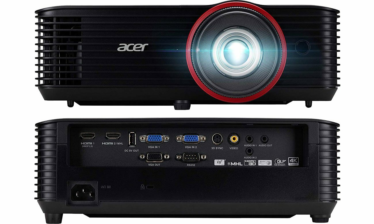 Acer NITRO G550 / Gaming DLP 3D / FullHD / 2200 Lm / MR.JQW11.001 / Black