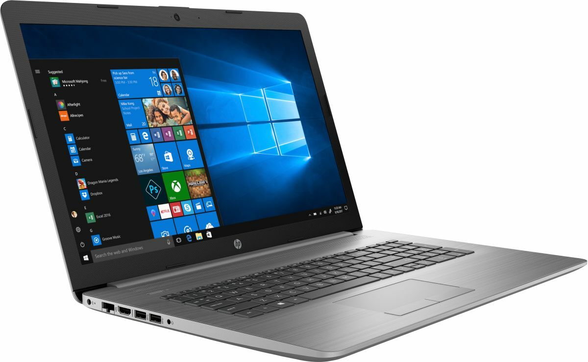 HP ProBook 470 G7 / 17.3" UWVA FullHD / Intel Core  i5-10210U / 8GB DDR4 / 256GB NVMe / AMD Radeon 530 2GB GDDR5 / Silver / Windows
