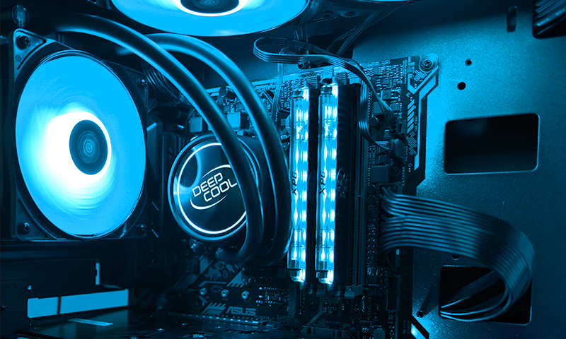 Deepcool GAMMAXX L120T Liquid Cooler / Blue