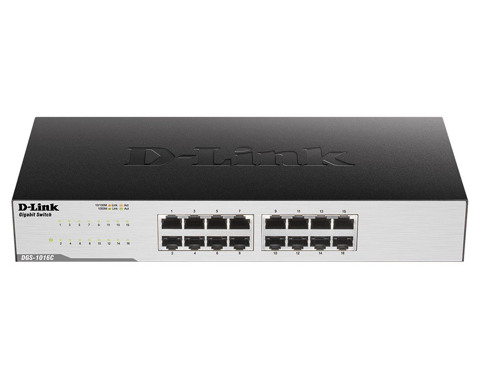 D-link DGS-1016C/B1A L2 Unmanaged Switch with 16 ports /