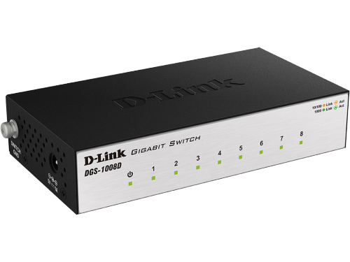 D-link DGS-1008D/J3A  L2 Unmanaged Switch with 8 ports