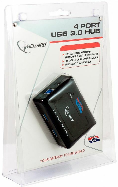 Gembird UHB-C344 USB 3.0 Hub 4-port /