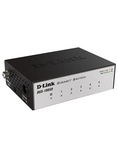 D-link DGS-1005D/I3A L2 Unmanaged Switch Metal
