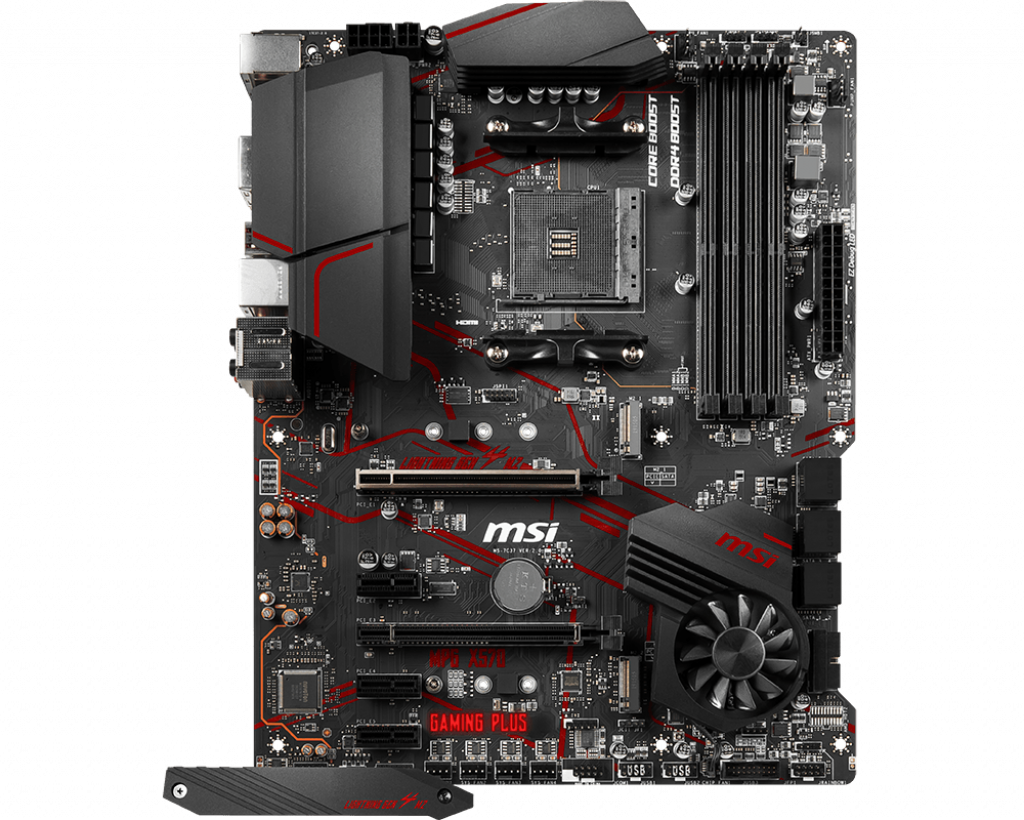 MSI MPG X570 GAMING PLUS / Socket AM4 AMD X570 Dual 4xDDR4-4400+ ATX