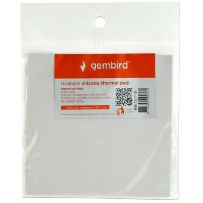 Gembird TG-P-01 Heatsink Silicone Thermal pad / Grey