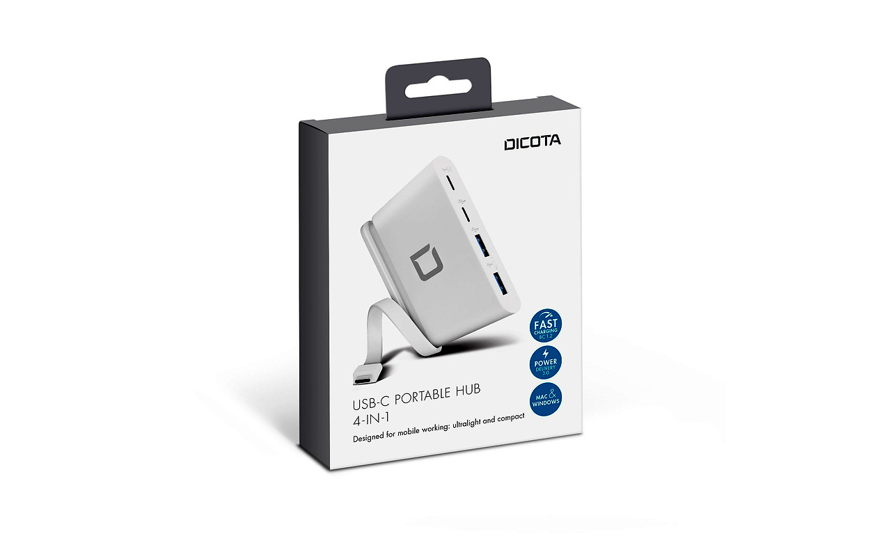DICOTA D31731 USB-C Portable Hub 4-in-1 /
