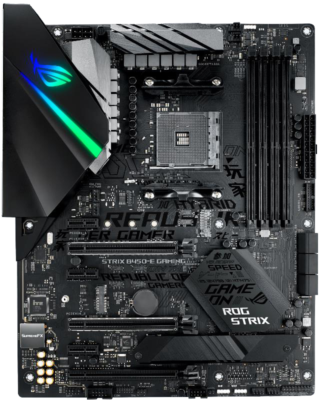 ASUS ROG STRIX B450-E GAMING ATX Socket AM4 AMD B450 Dual 4xDDR4-3466