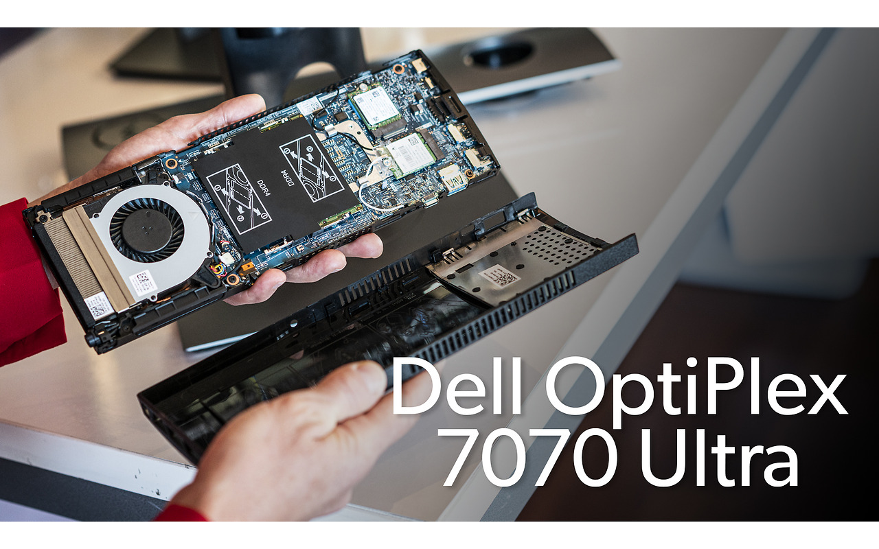 DELL OptiPlex 7070 Ultra UFF / lntel Core i5-8265U / 8GB DDR4 / 256GB NVMe / Windows 10 PRO / Black