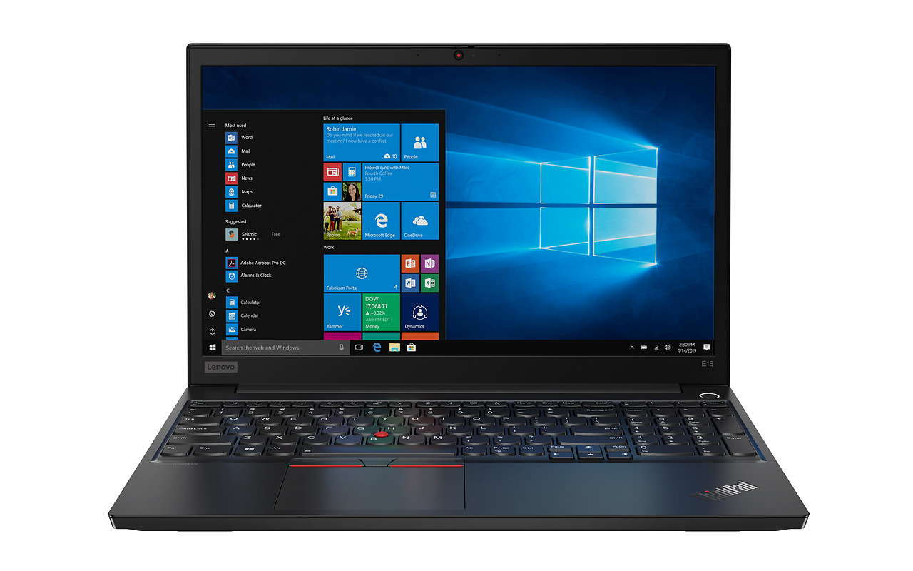 Lenovo ThinkPad E15 / 15.6" IPS FullHD / Intel Core i5-10210U / 8GB DDR4 / 256GB NVMe / Black /
