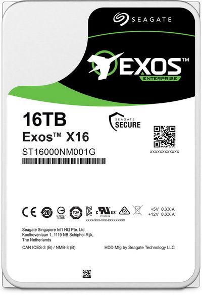 Seagate Exos X16 Enterprise ST16000NM002G 3.5" HDD 16.0TB