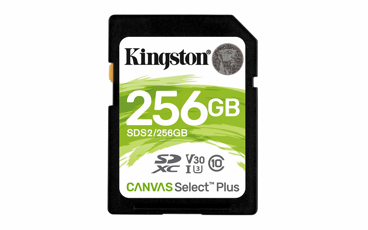 Kingston Canvas Select Plus SDS2/256GB / 256GB SDXC /