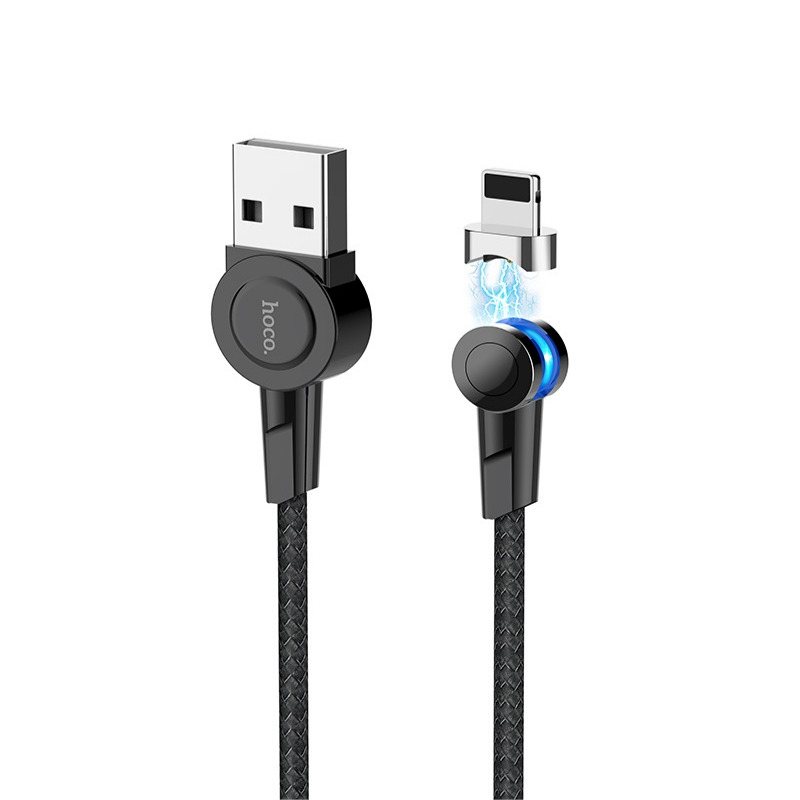 HOCO S8 Magnetic charging cable for Lightning / Black