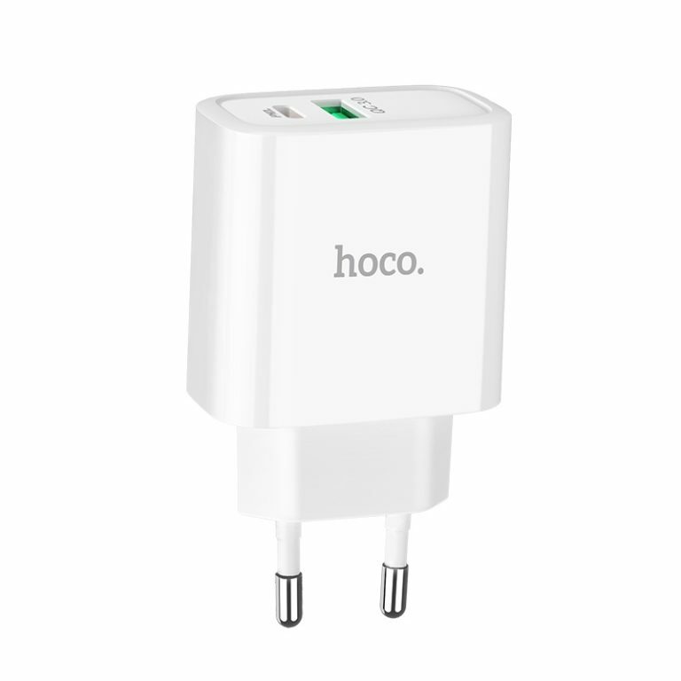 Hoco C57A Speed charger PD + QC3.0 charger / White