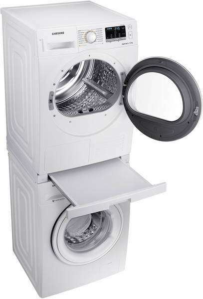 Samsung SKK-DD Junction kit Washing + Drying machine / White
