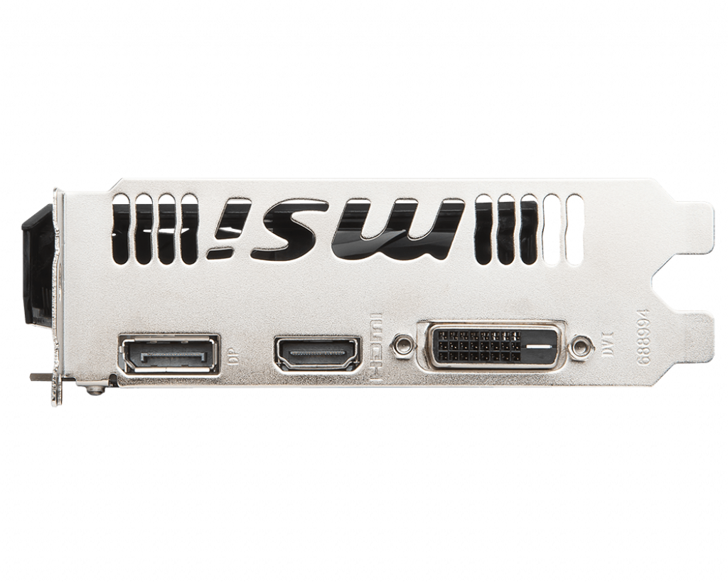 MSI GeForce GTX 1050 Ti AERO ITX 4G OCV1 / 4GB GDDR5 / 128Bit /