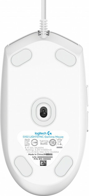 Logitech G102 LIGHTSYNC RGB lighting / White