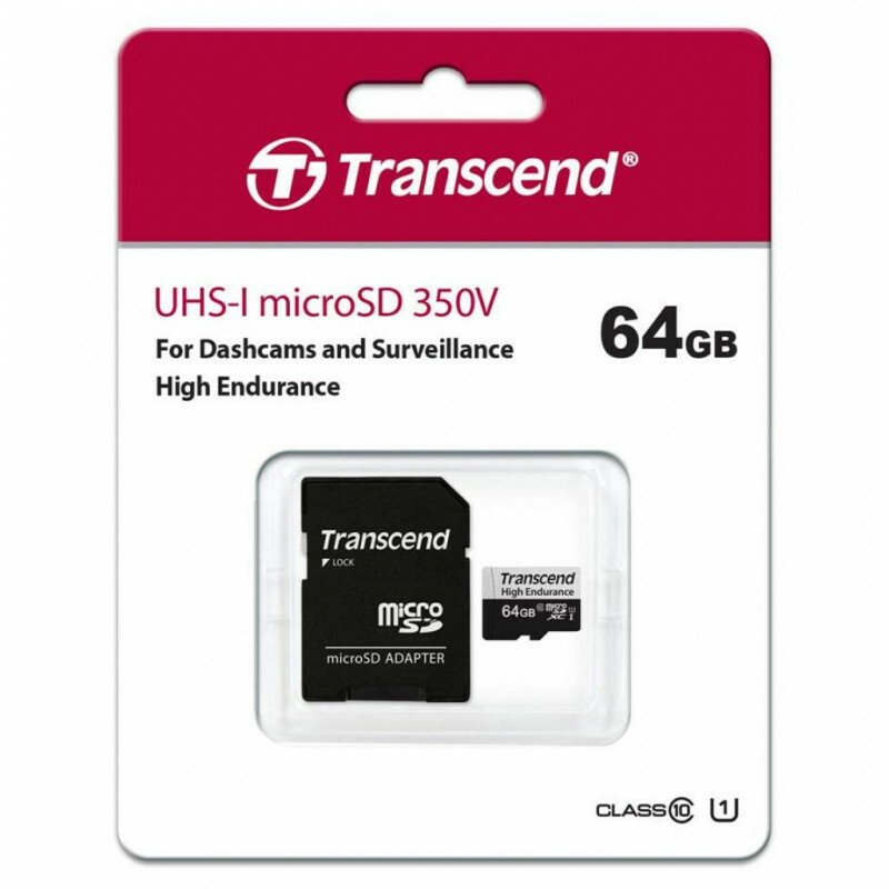 Transcend TS64GUSD350V 64GB MicroSD Endurance