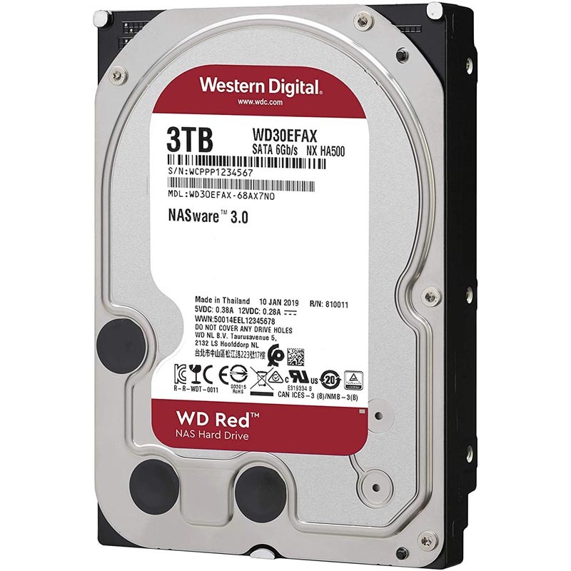 WesternDigital Red NAS WD30EFAX 3.5" HDD 3.0TB SATA 256MB /