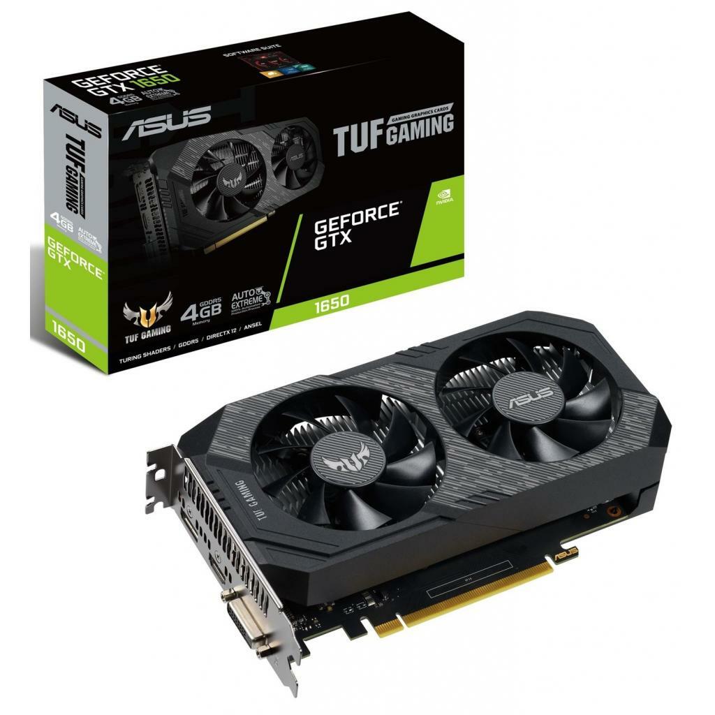 ASUS GeForce GTX1650 D6 4GB GDDR6 TUF Gaming OC 128bit