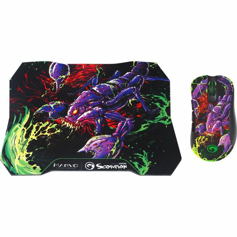 MARVO M603G20 Combo Mouse + Mouse Pad / Color