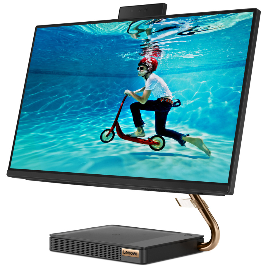 Lenovo IdeaCentre A540-24ICB / 23.8" FullHD IPS / Intel Core i3-9100T / 8GB DDR4 / 256GB SSD / Windows 10 PRO / Black