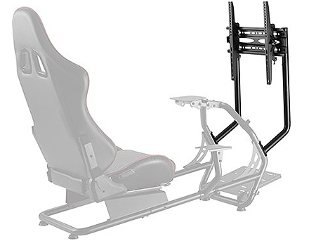 Lumi Classic Racing Simulator Cockpit Seat LRS03-BS with Monitor & Gear Shifter Mount /