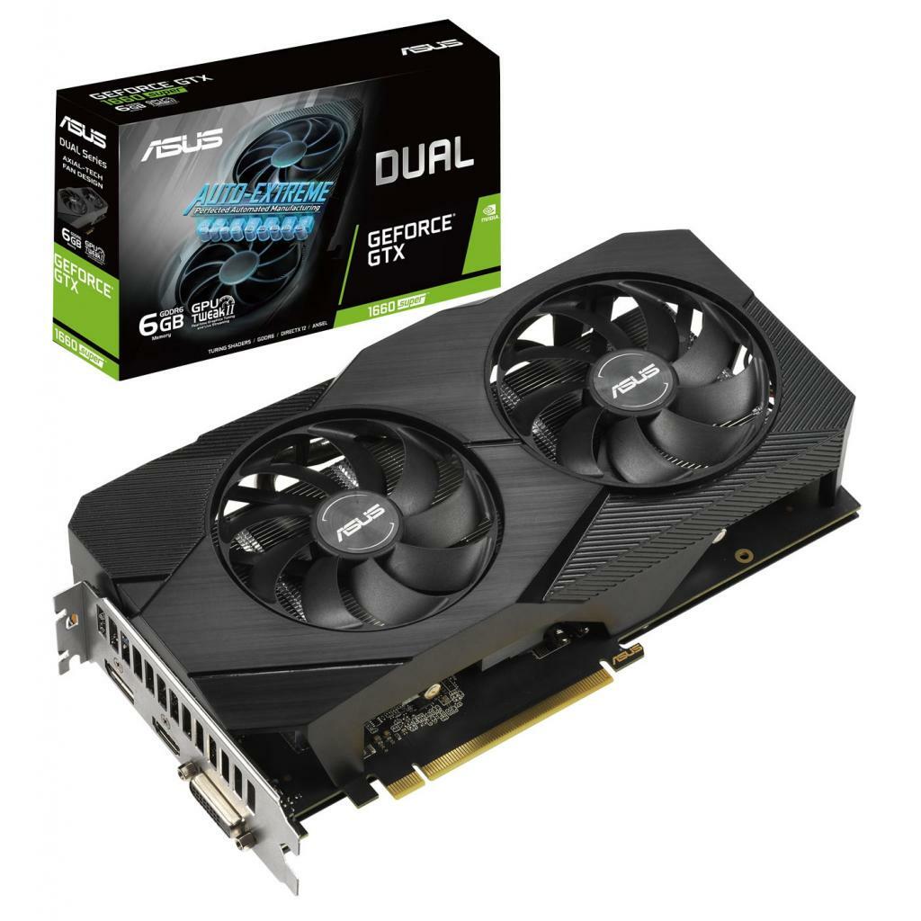 ASUS GeForce GTX1660 SUPER 6GB GDDR6 192bit / DUAL-GTX1660S-6G-EVO