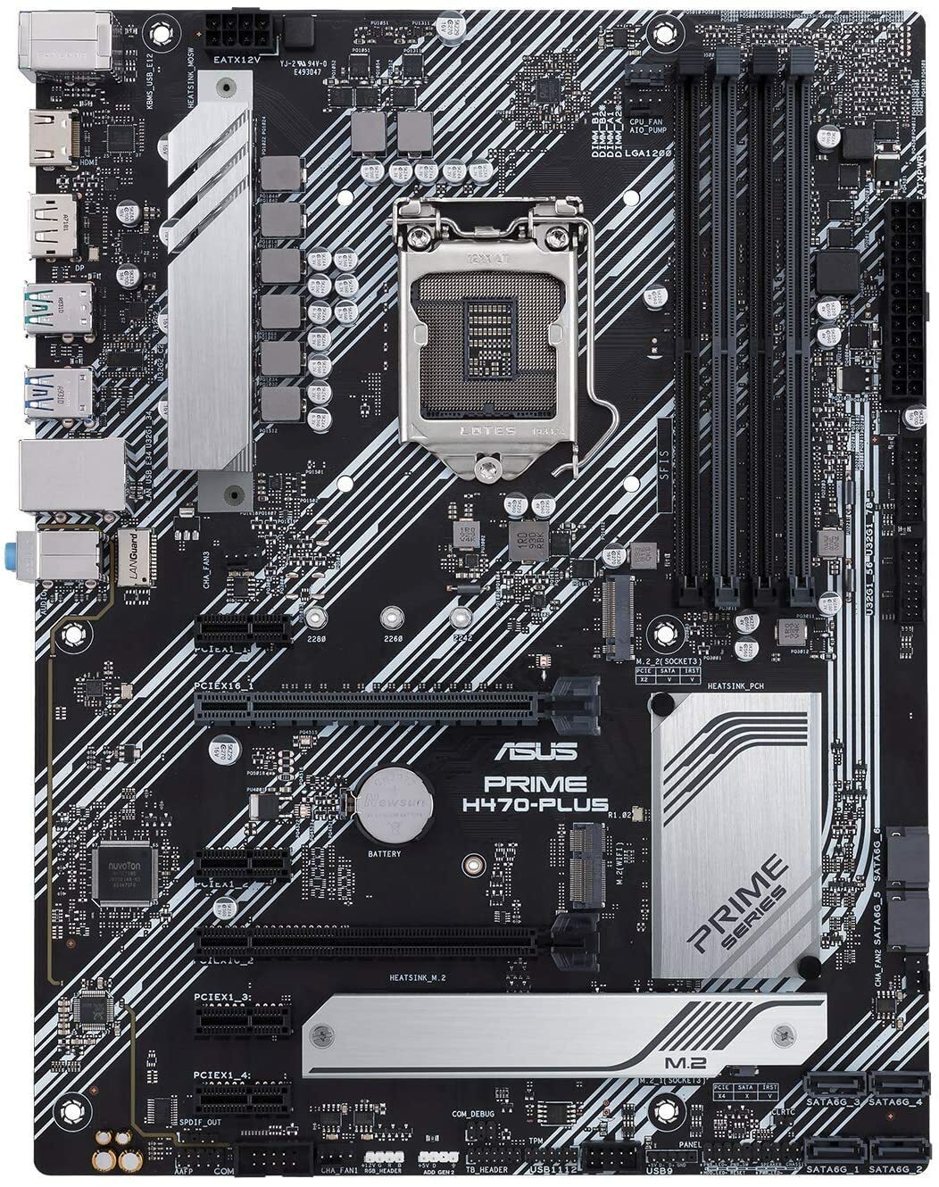 ASUS PRIME H470-PLUS ATX S1200
