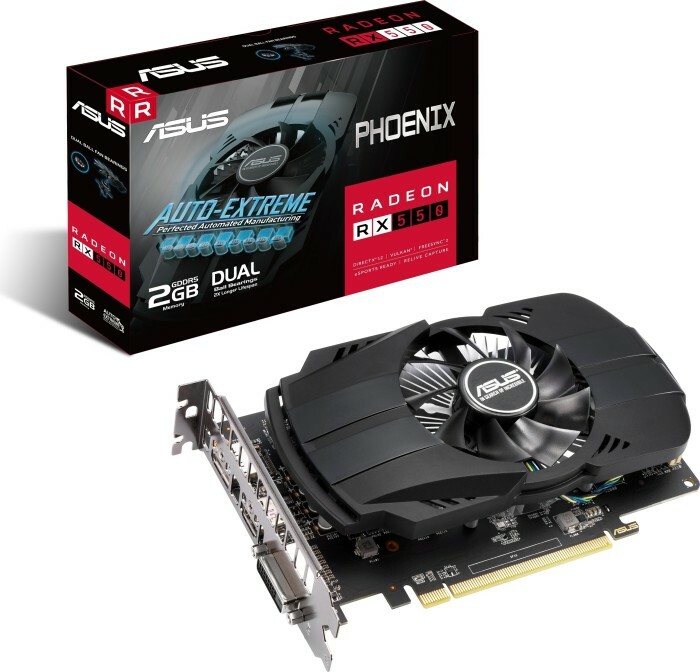 ASUS Radeon RX550 Phoenix 2GB GDDR5 128bit