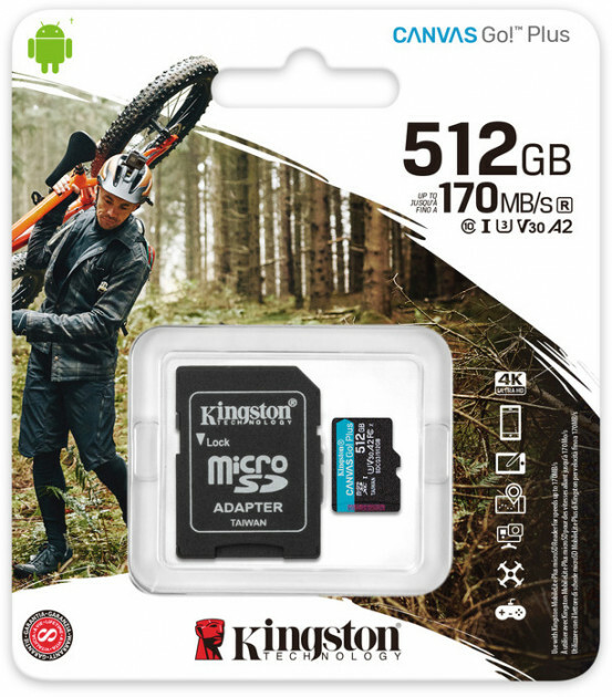 Kingston Canvas Cangas Go Plus SDCG3/512GB microSD 512GB