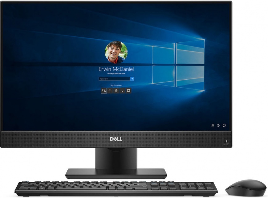DELL OptiPlex 7470 / 23" FullHD IPS Non-Touch / Intel Core i3-9300 / 8GB DDR4 / 256GB NVMe / Windows 10 PRO + MS Office 2019 / 273403401 / Black
