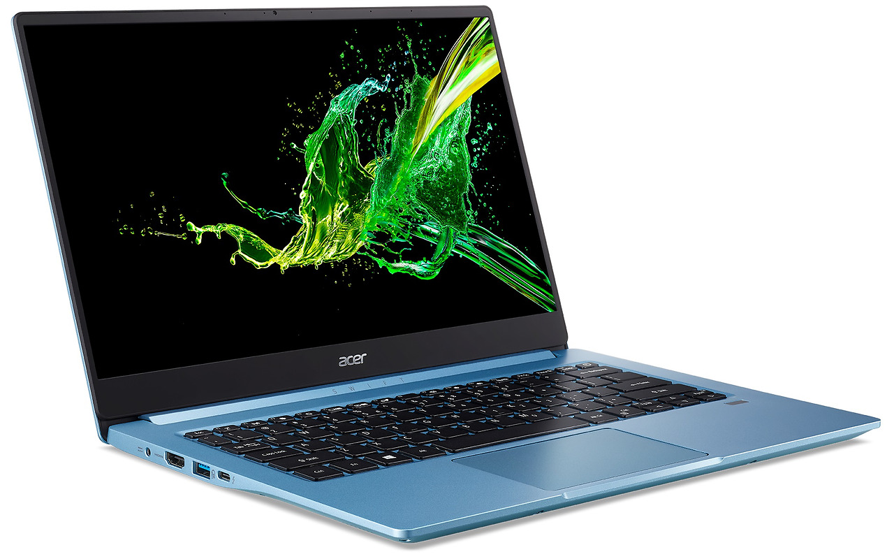Acer Swift 3 / 14.0" IPS FullHD / i3-1005G1 / 8Gb DDR4 / 256Gb SSD / Intel UHD Graphics / Linux / SF314-57 /