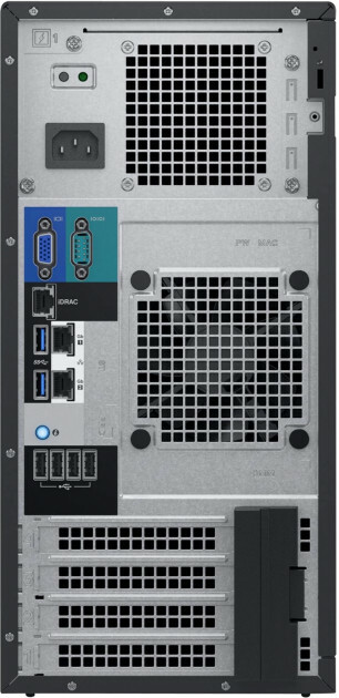 Server DELL PowerEdge T140 Tower / Intel Xeon E-2134 / 16GB DDR4 UDIMM / 4.0TB SATA HDD / Single cabled 365W PSU / 273405890 / Black
