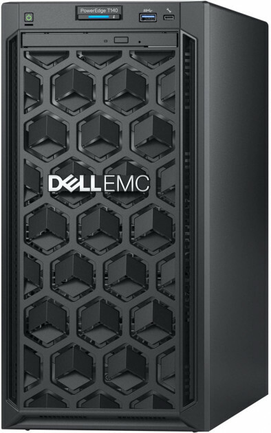 Server DELL PowerEdge T140 Tower / Intel Xeon E-2134 / 16GB DDR4 UDIMM / 4.0TB SATA HDD / Single cabled 365W PSU / 273405890 / Black