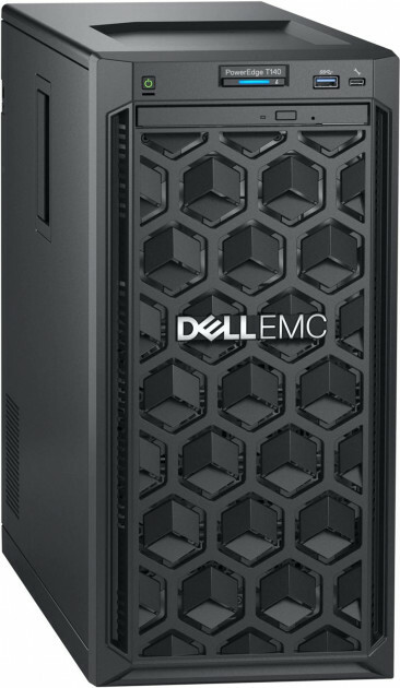 Server DELL PowerEdge T140 Tower / Intel Xeon E-2134 / 16GB DDR4 UDIMM / 4.0TB SATA HDD / Single cabled 365W PSU / 273405890 / Black