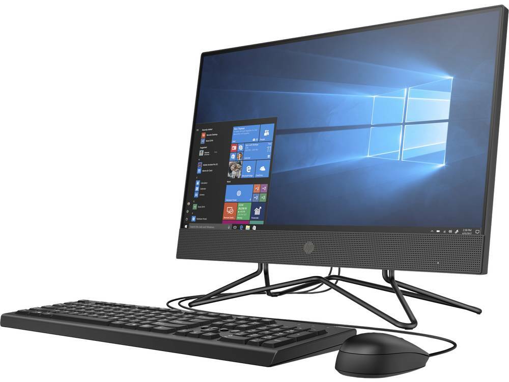 HP 200 G4 / 21.5" FullHD IPS / Intel Core i5-10210U / 8GB DDR4 / 256Gb SSD / DOS / Grey