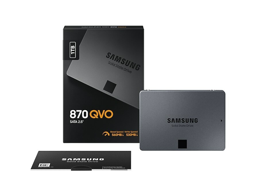 Samsung 870 QVO 1.0TB / MZ-77Q1T0BW /