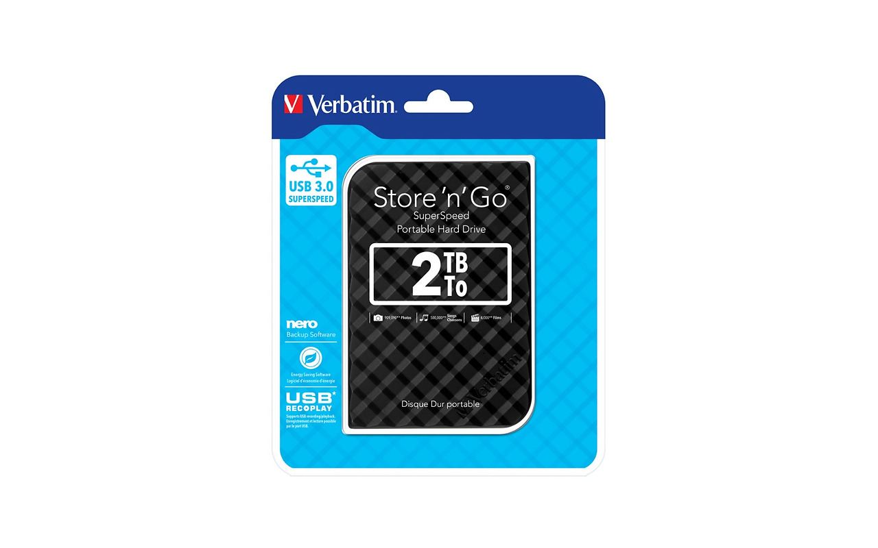 Verbatim Store 'n' Go 53195 2.5" External HDD 2.0TB / Black