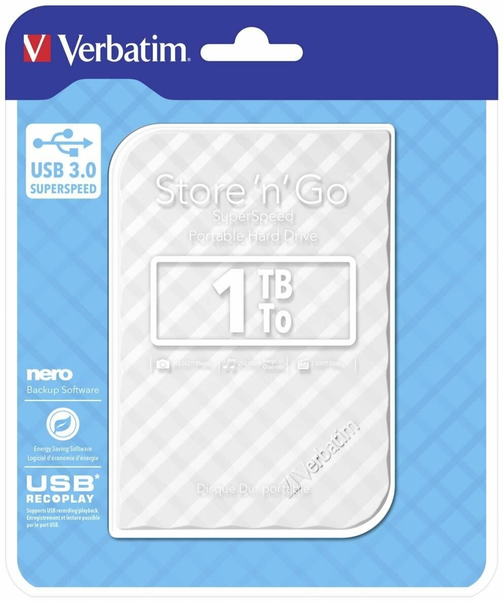 Verbatim "Store 'n' Go 53206 2.5" External HDD 1.0TB /