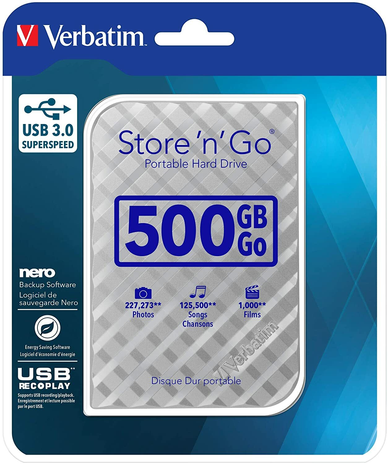 Verbatim "Store 'n' Go 53196 2.5" External HDD 500GB /