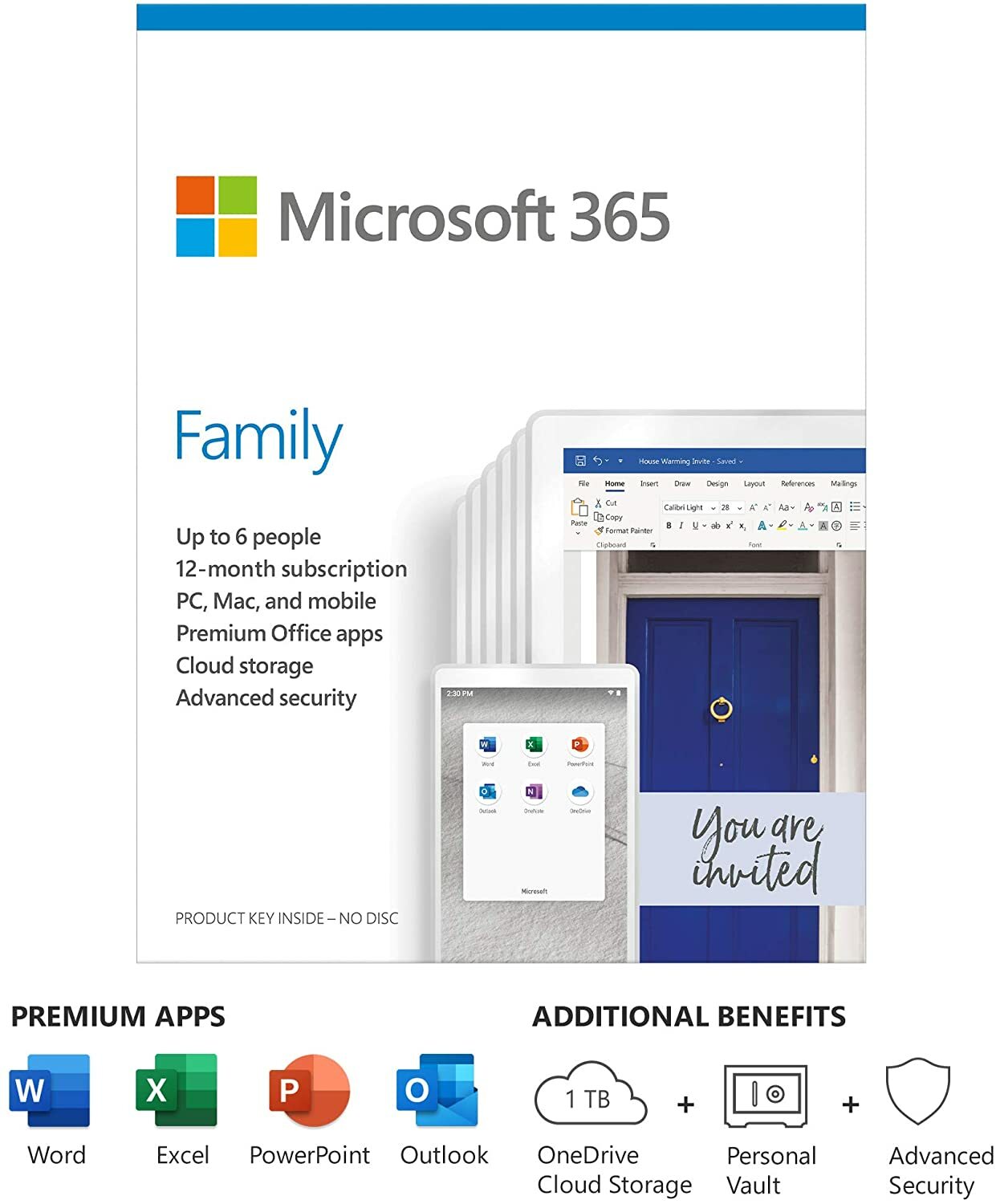 Microsoft 365 Family / 1 year /