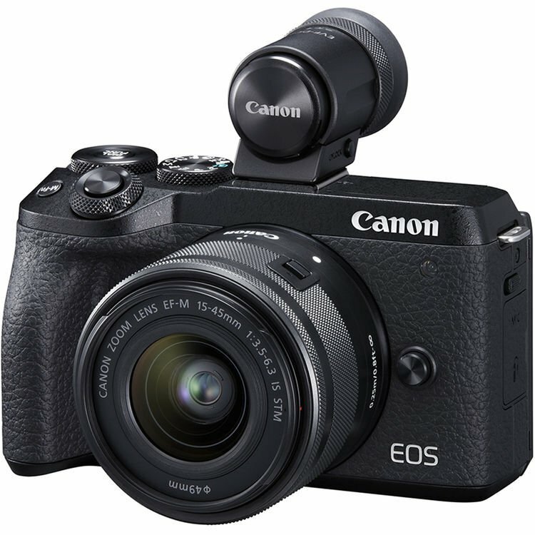 Canon EOS M6 II 15-45 IS STM + EVF-DC2 /