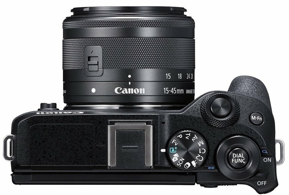 Canon EOS M6 II 15-45 IS STM + EVF-DC2 / Black